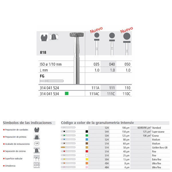 Fresa dental FC111/6