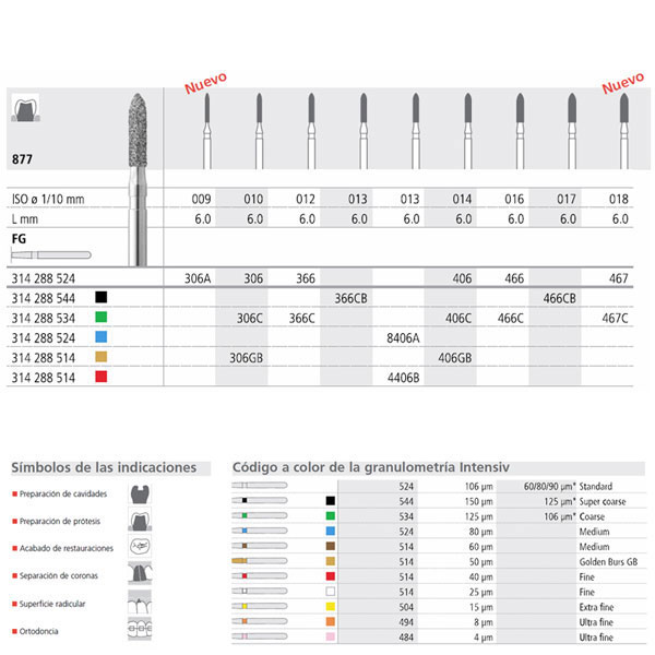 FG 366/6 CB 877-013 FG DIAM. S-GRUESO 6U. 