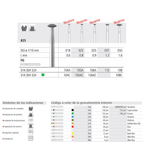 Fresa dental FC105A/6