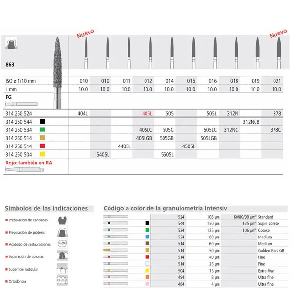 FG 5505L/6 863-014 FG DIAM. X-FINO 6U. 