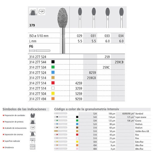 [IT20639] FG 259/6  379-034 FG DIAM. MEDIO 6U. 