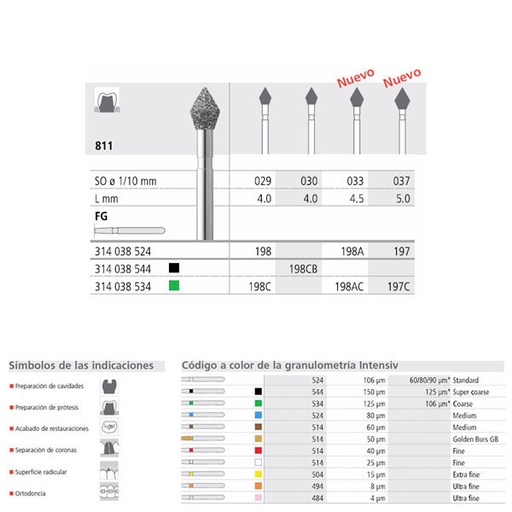 [IT20679] FG 198/6 811-029 FG DIAM. MEDIO 6U. 