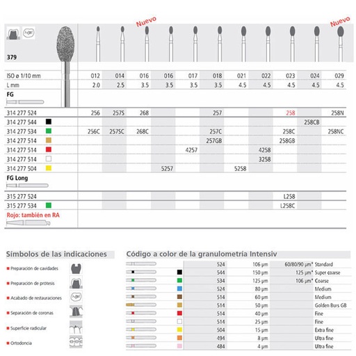 [IT23240] FG 268/6 C 379-016 FG DIAM. GRUESO 6U. 